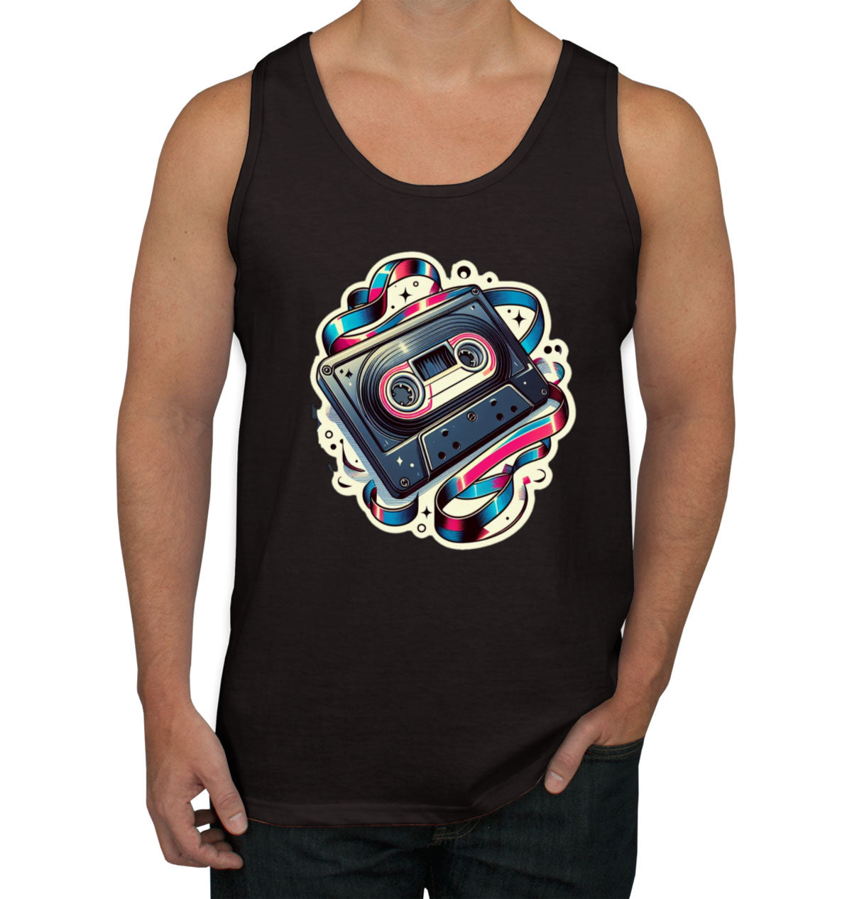 Retro Mixtape Men's Tank Top