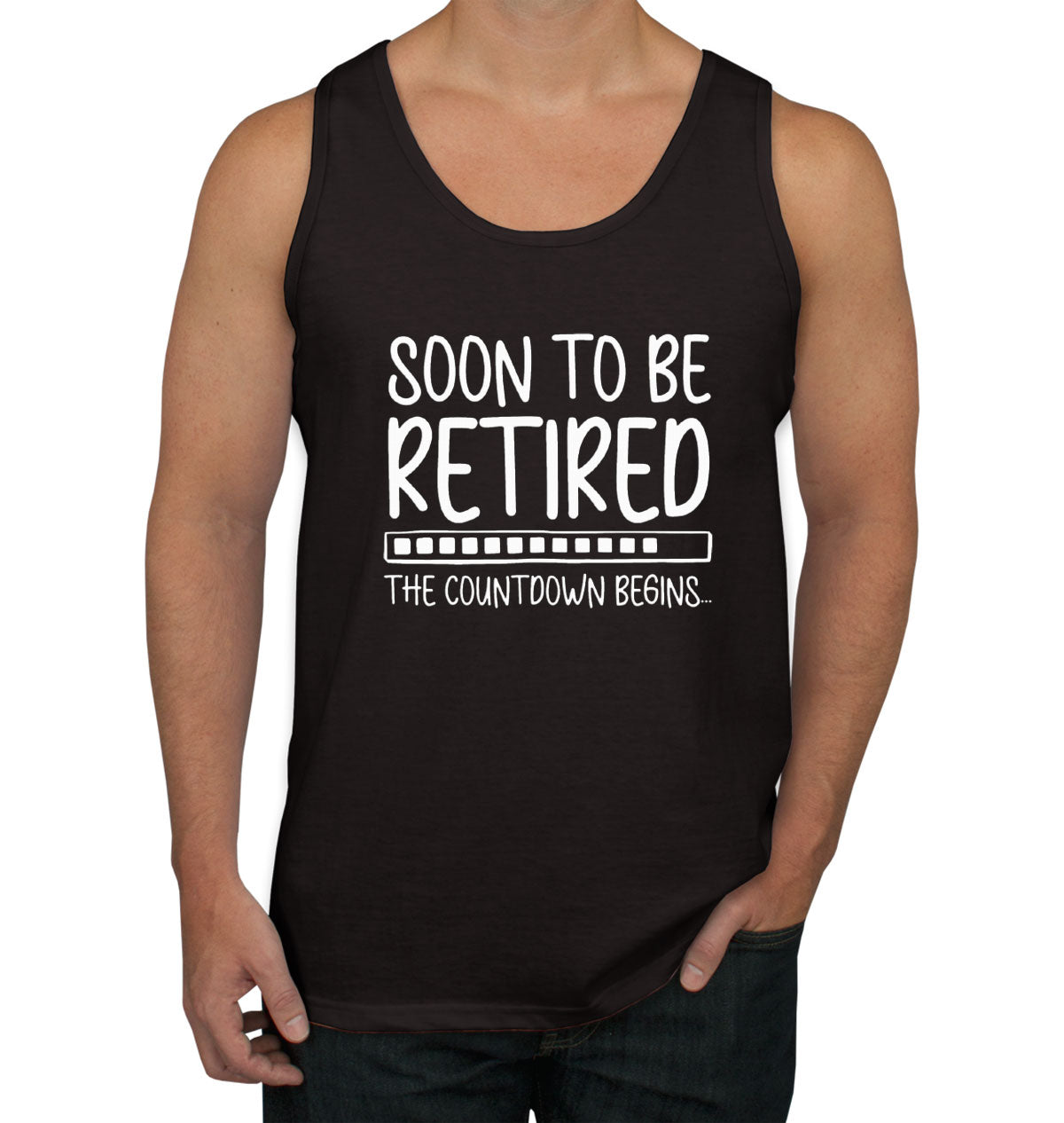 Soon To Be Retired The Countdown Begins Men's Tank Top