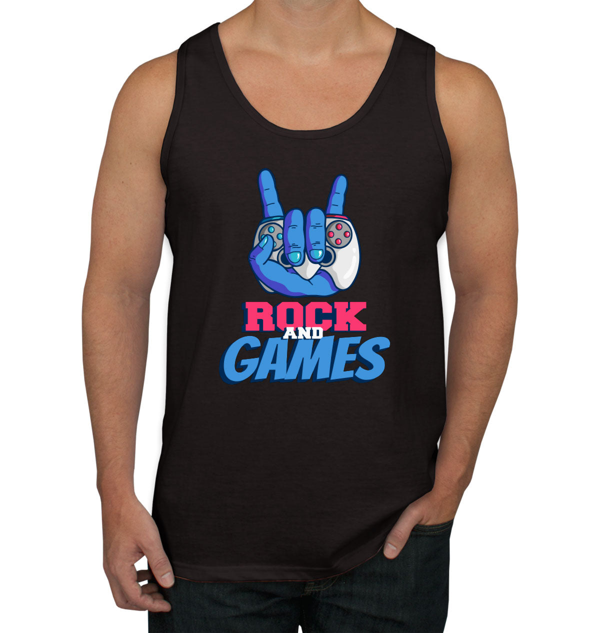 Rock And Games Men's Tank Top