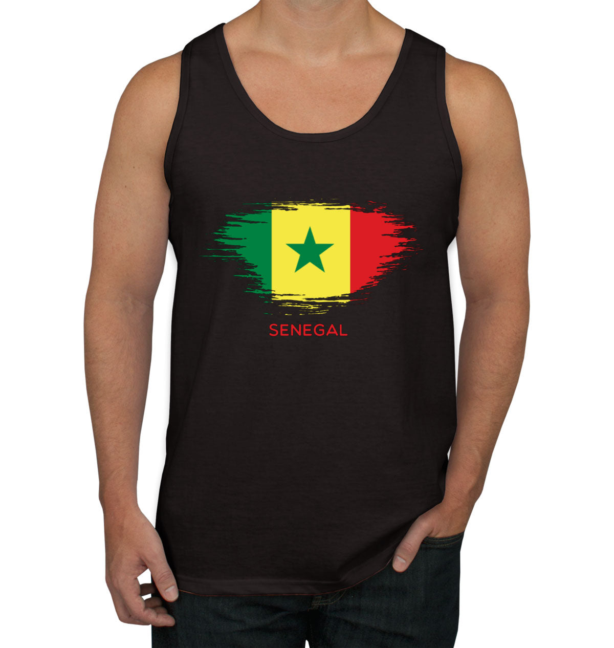 Senegal Flag Men's Tank Top