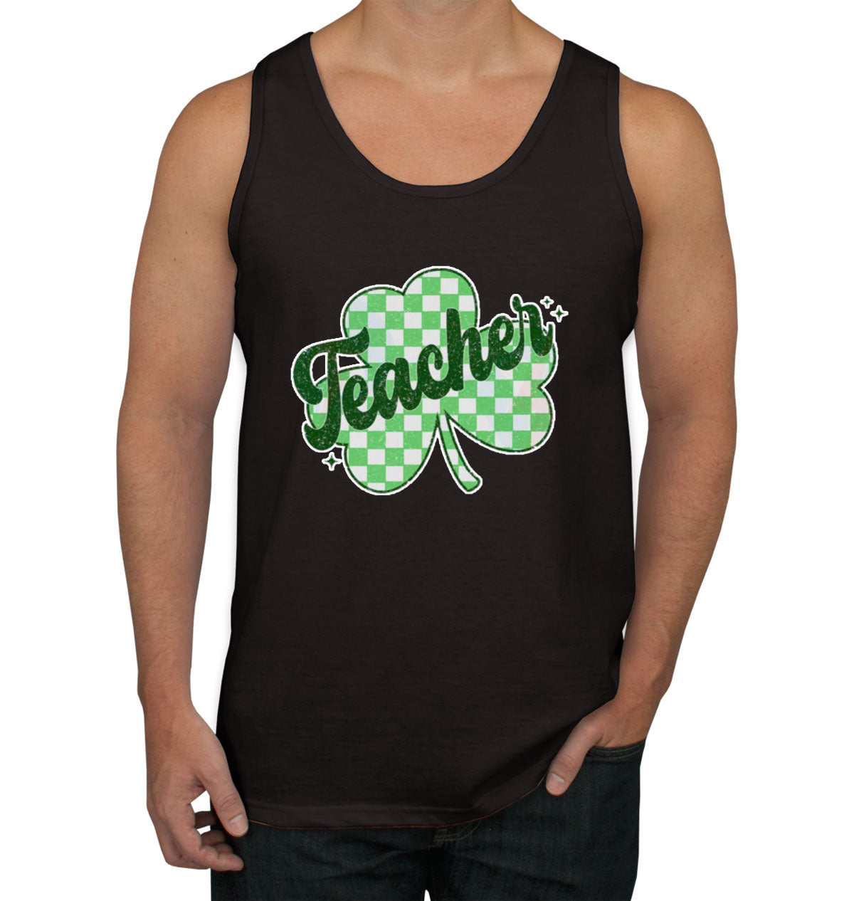 Shamrock Teacher St. Patrick's Day Men's Tank Top