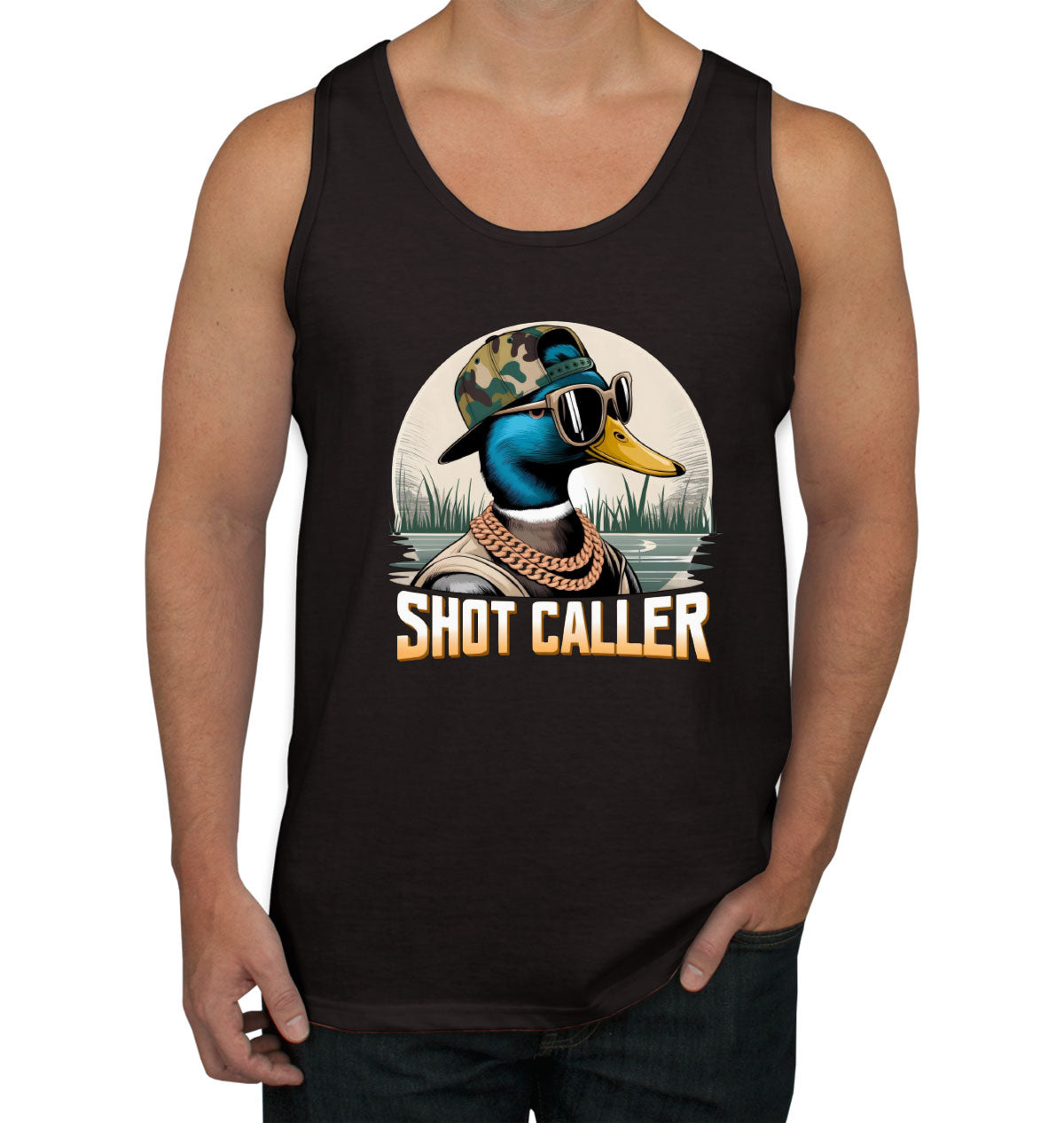 Shot Caller Duck Hunting Men's Tank Top