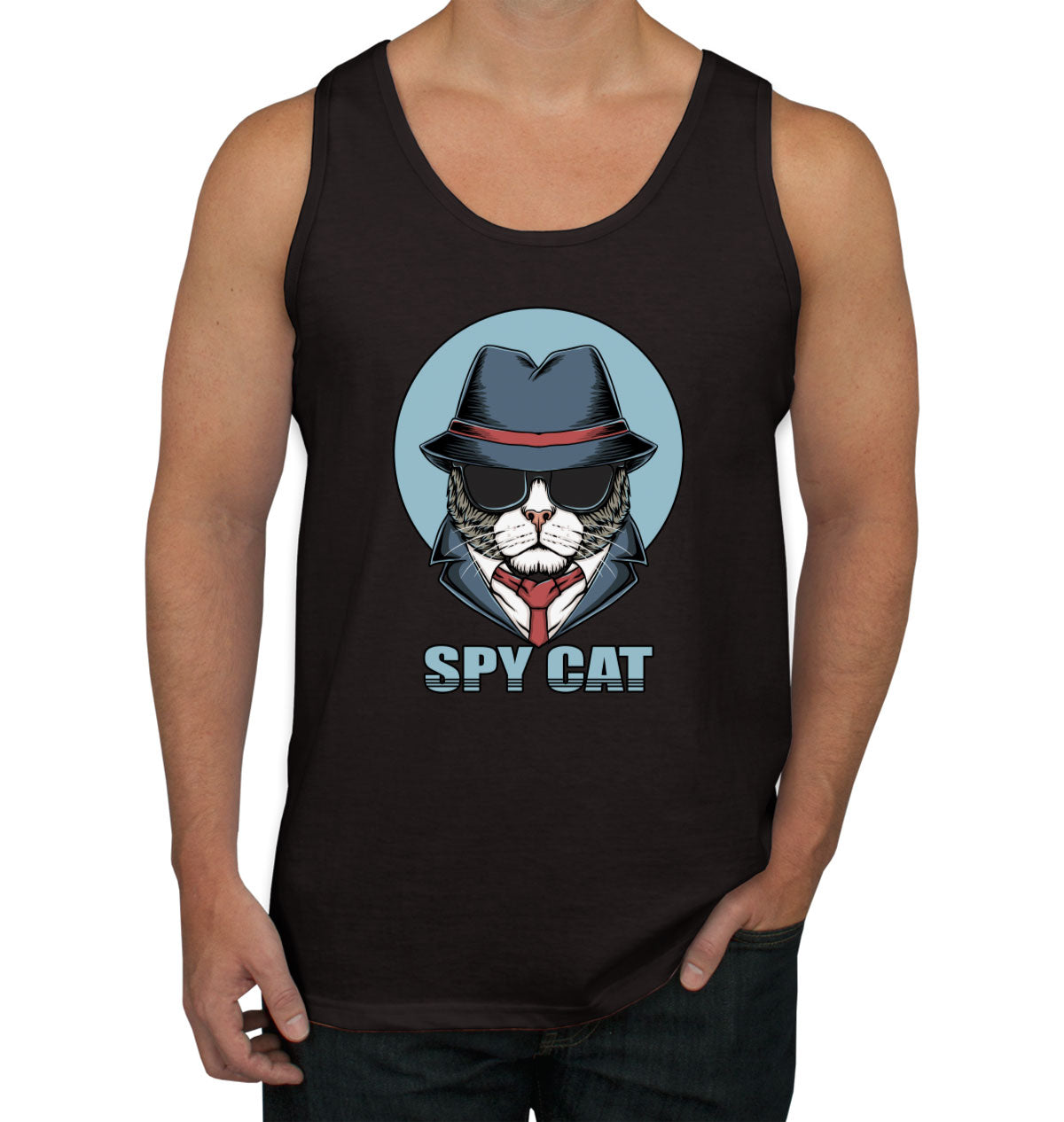 Spy Cat Men's Tank Top