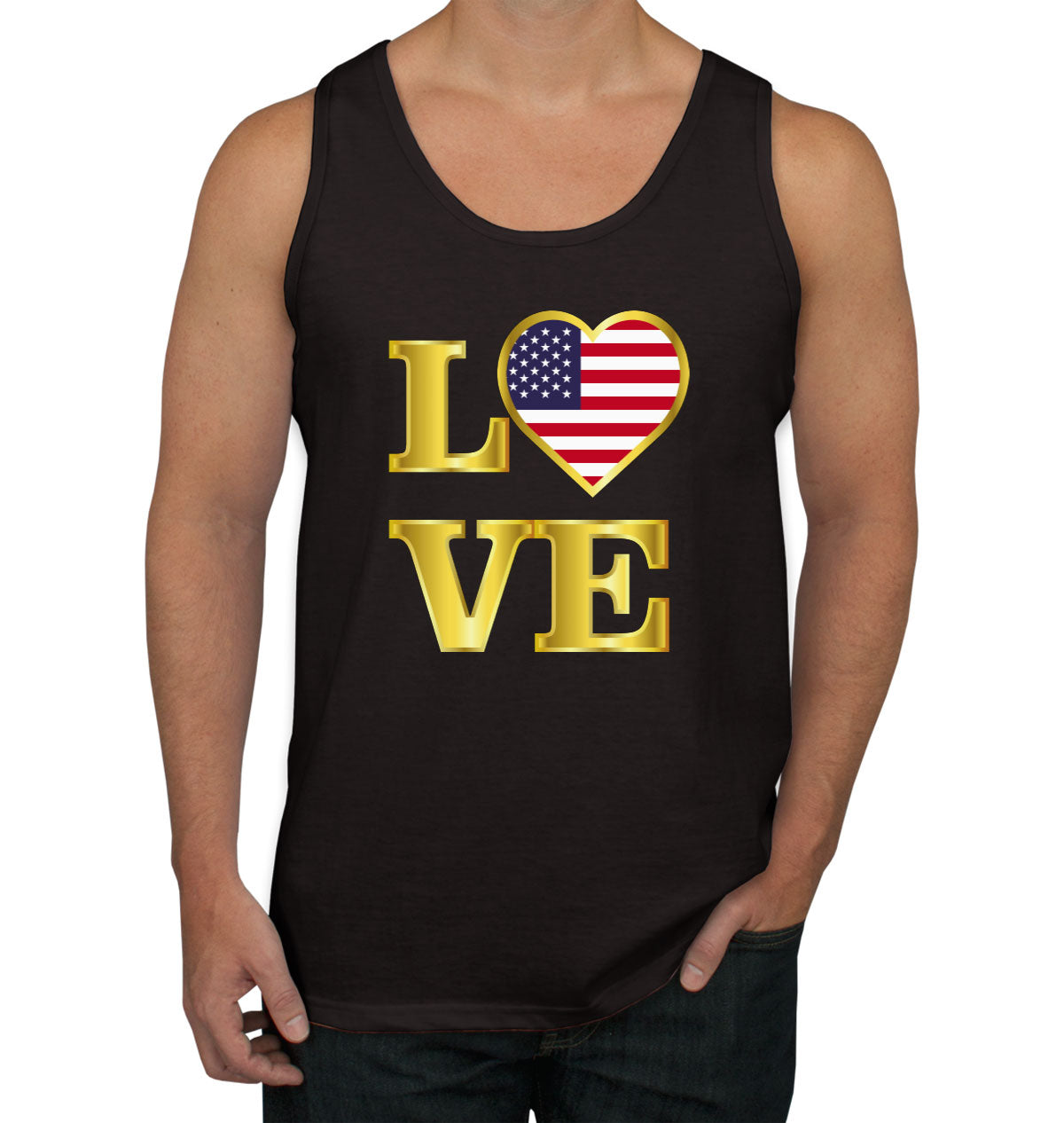 USA Love Men's Tank Top