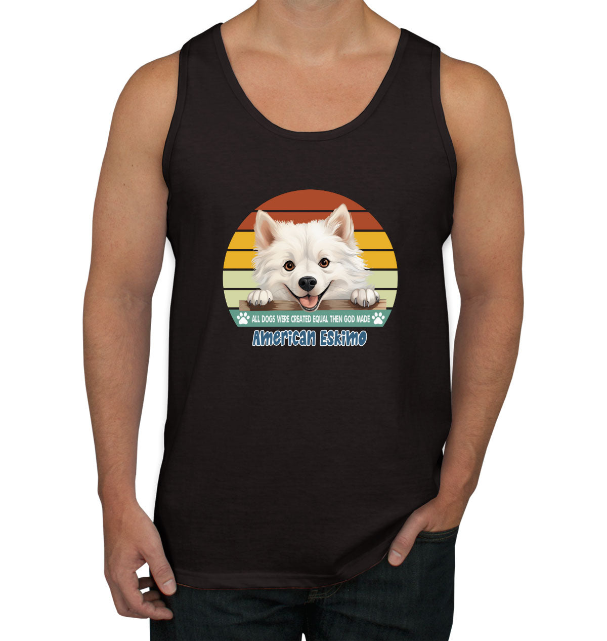 All Dogs Were Created Equal American Eskimo Men's Tank Top