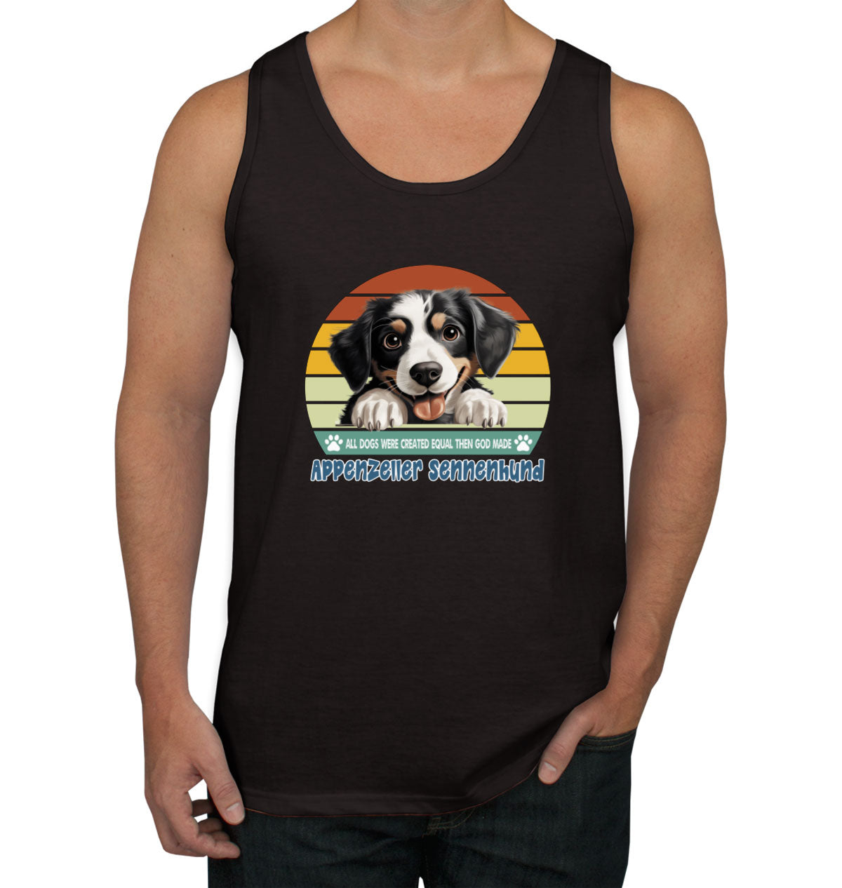 All Dogs Were Created Equal Appenzeller Sennenhund Men's Tank Top