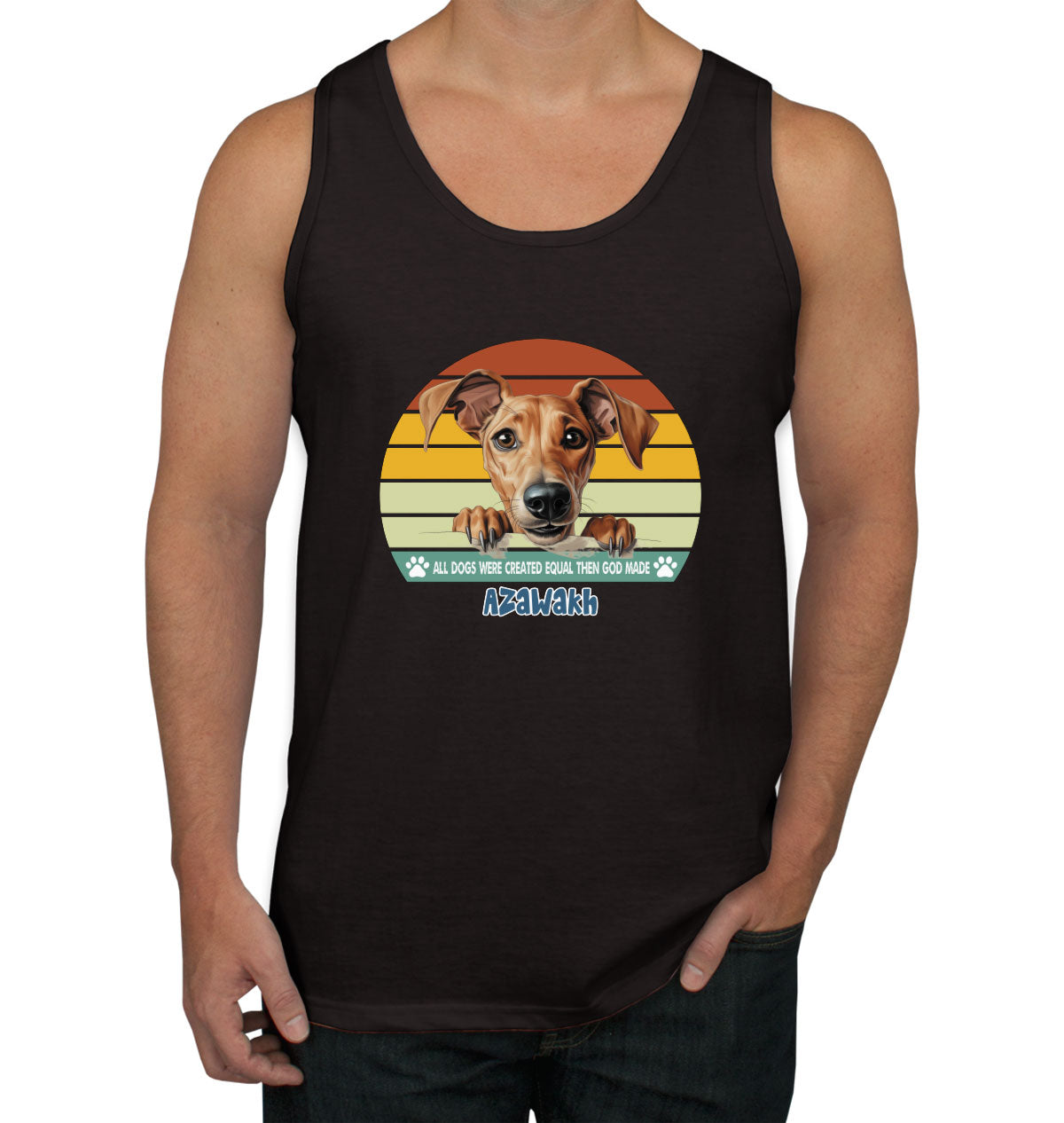 All Dogs Were Created Equal Azawakh Men's Tank Top