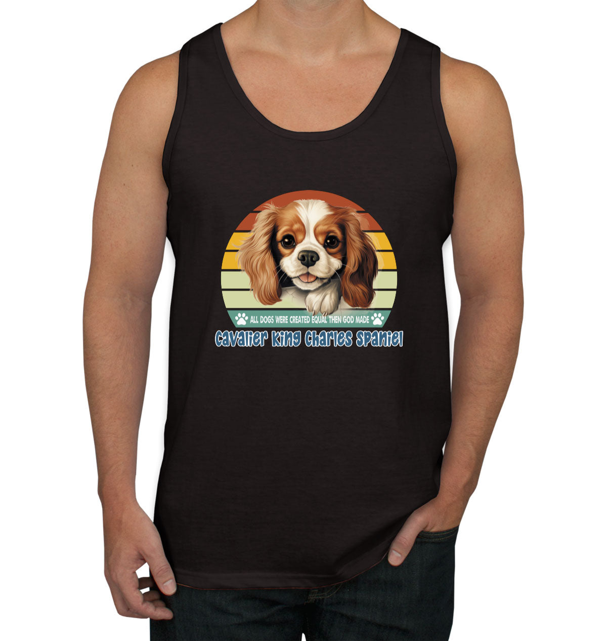 All Dogs Were Created Equal Cavalier King Charles Spaniel Men's Tank Top