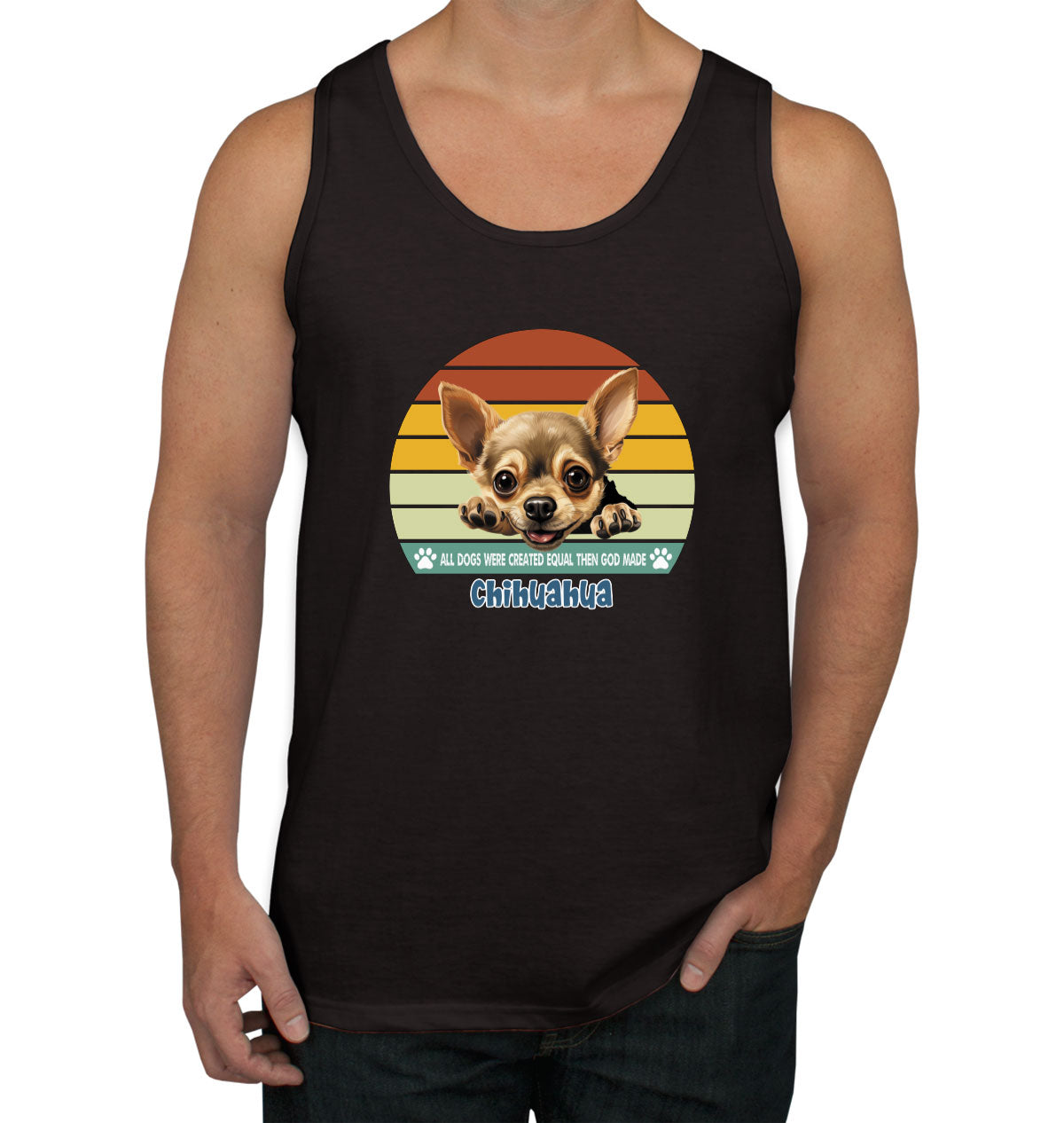 All Dogs Were Created Equal Chihuahua Men's Tank Top