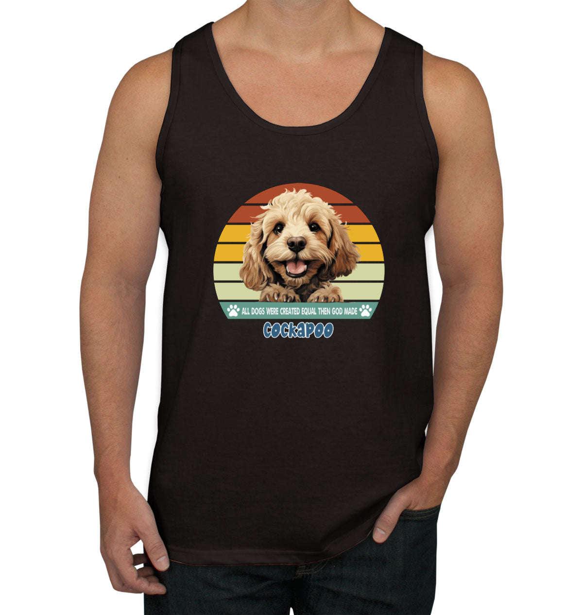 All Dogs Were Created Equal Cockapoo Men's Tank Top