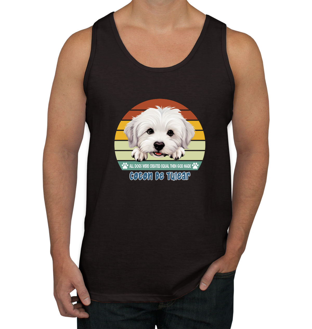 All Dogs Were Created Equal Coton De Tulear Men's Tank Top