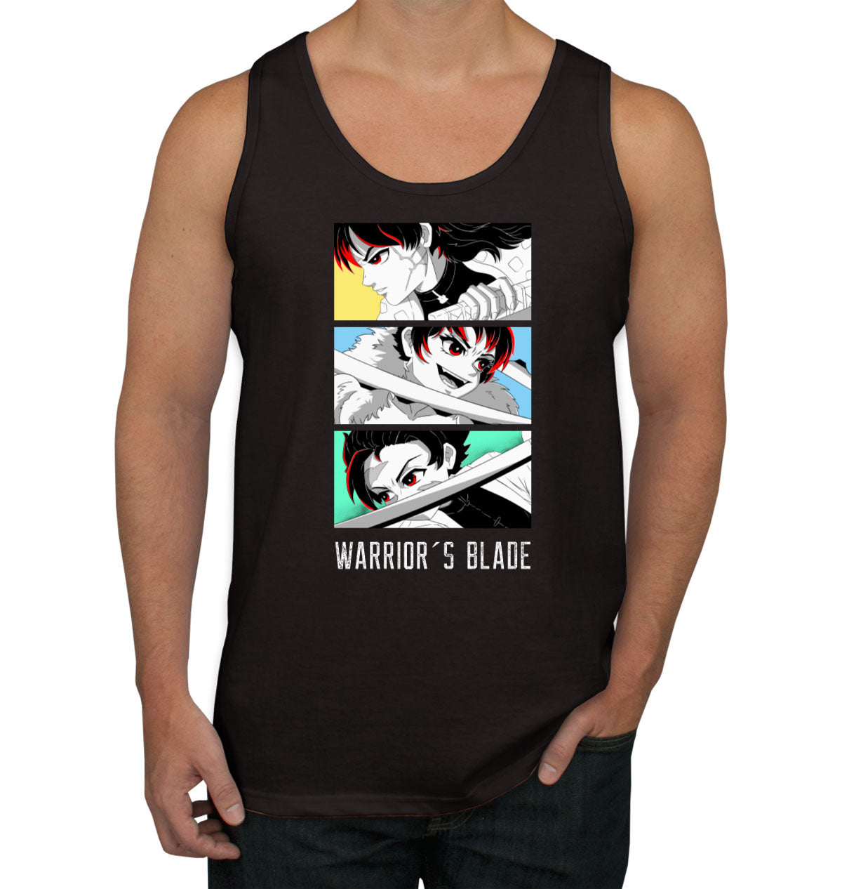 Warrior's Blade Anime Men's Tank Top