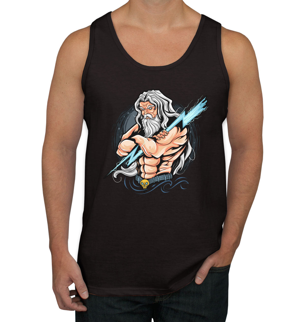 Greek God Zeus Mythology Men's Tank Top