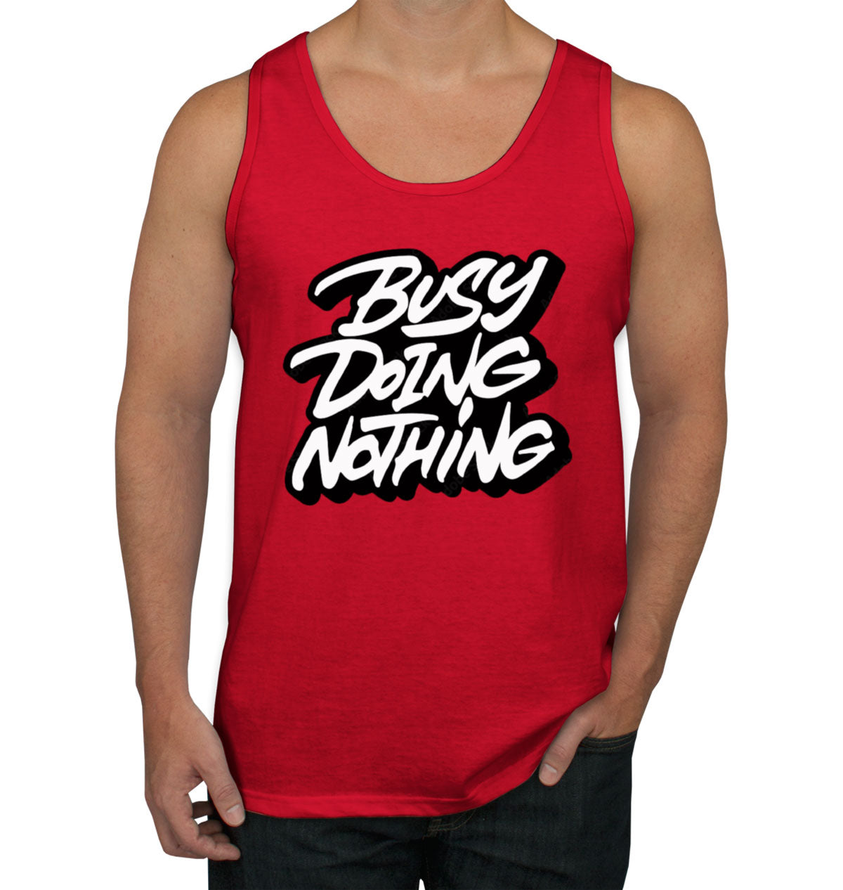 Busy Doing Nothing Men's Tank Top