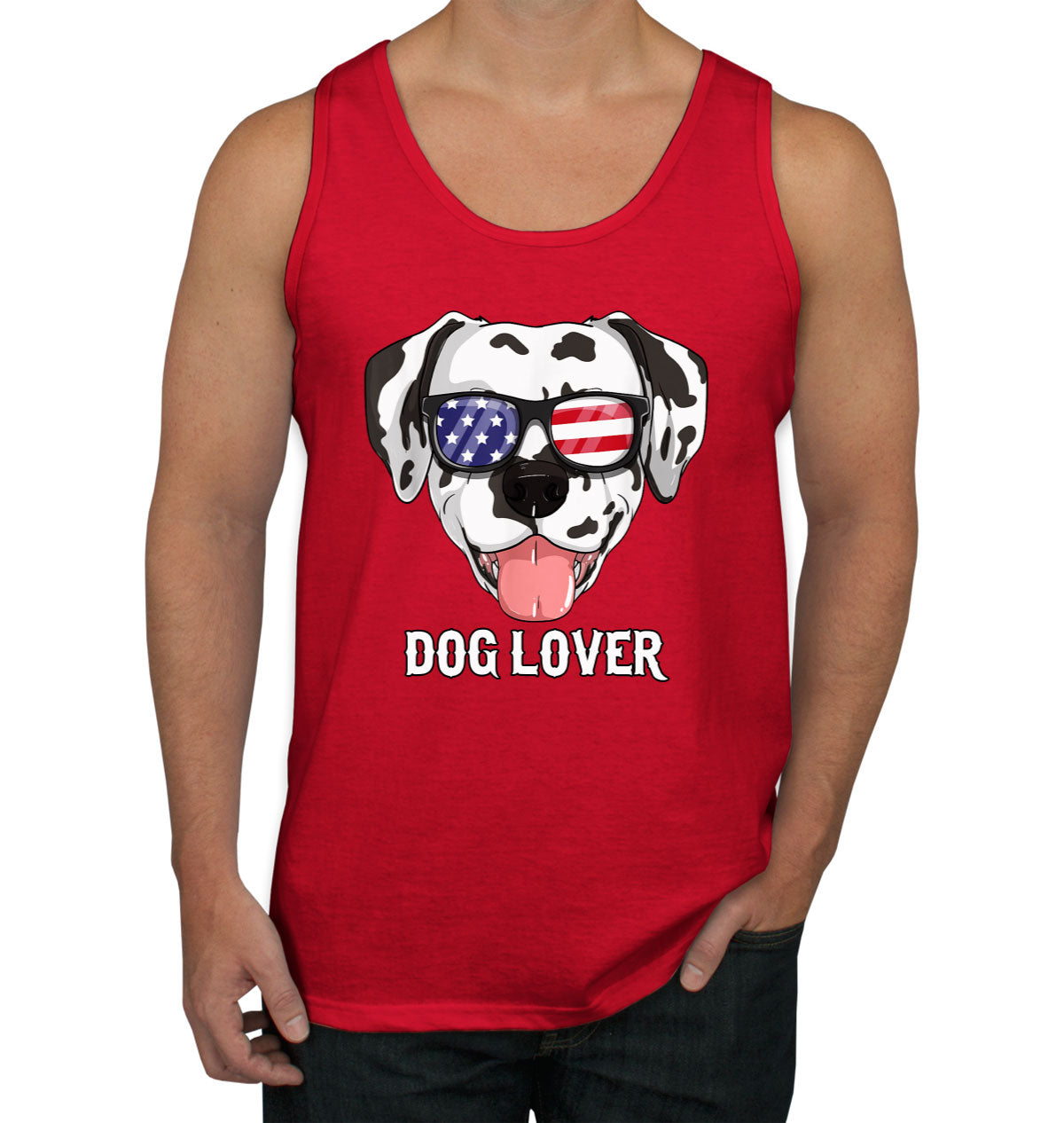 Dalmatian Dog Lover Men's Tank Top