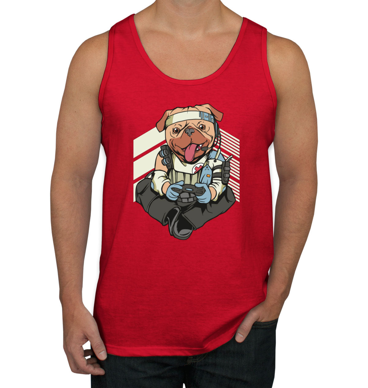 Gamer Dog Men's Tank Top