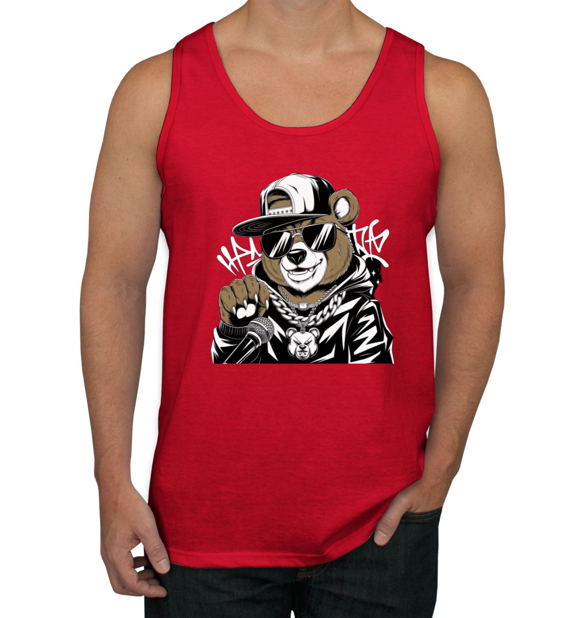 Rapper Bear Men's Tank Top