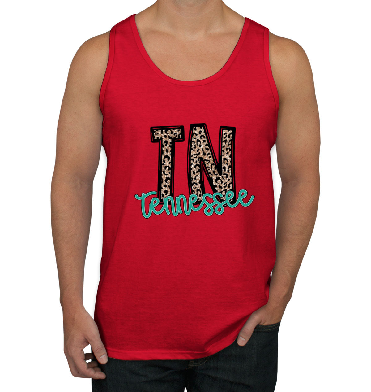 Tennessee State Abbreviation Men's Tank Top
