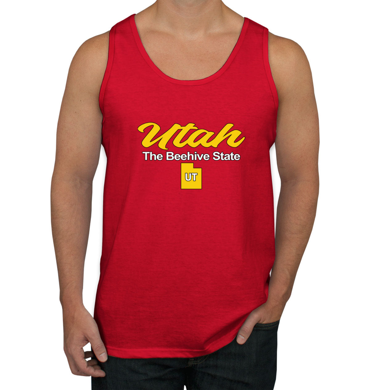 Utah The Beehive State Men's Tank Top