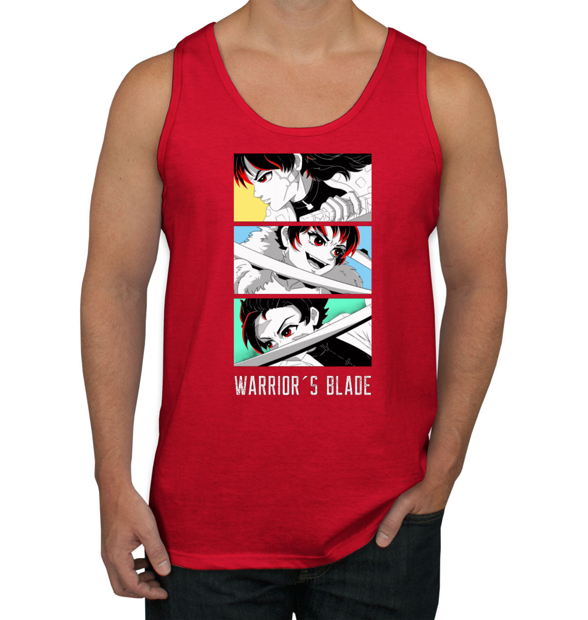 Warrior's Blade Anime Men's Tank Top