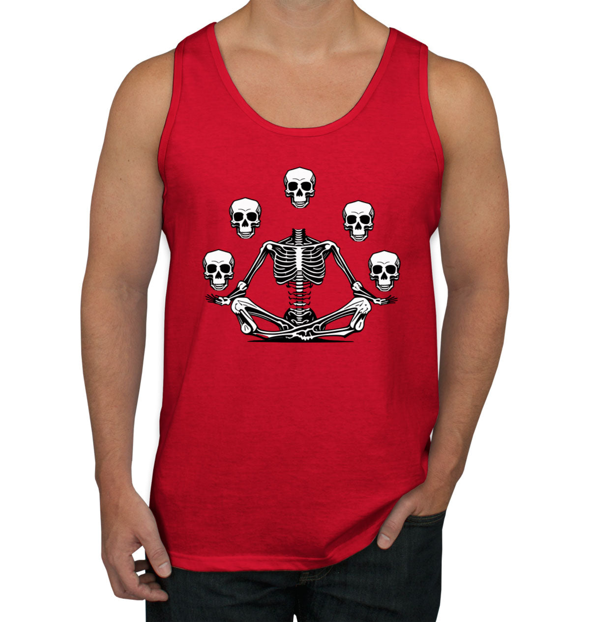 Skeleton Yoga Men's Tank Top