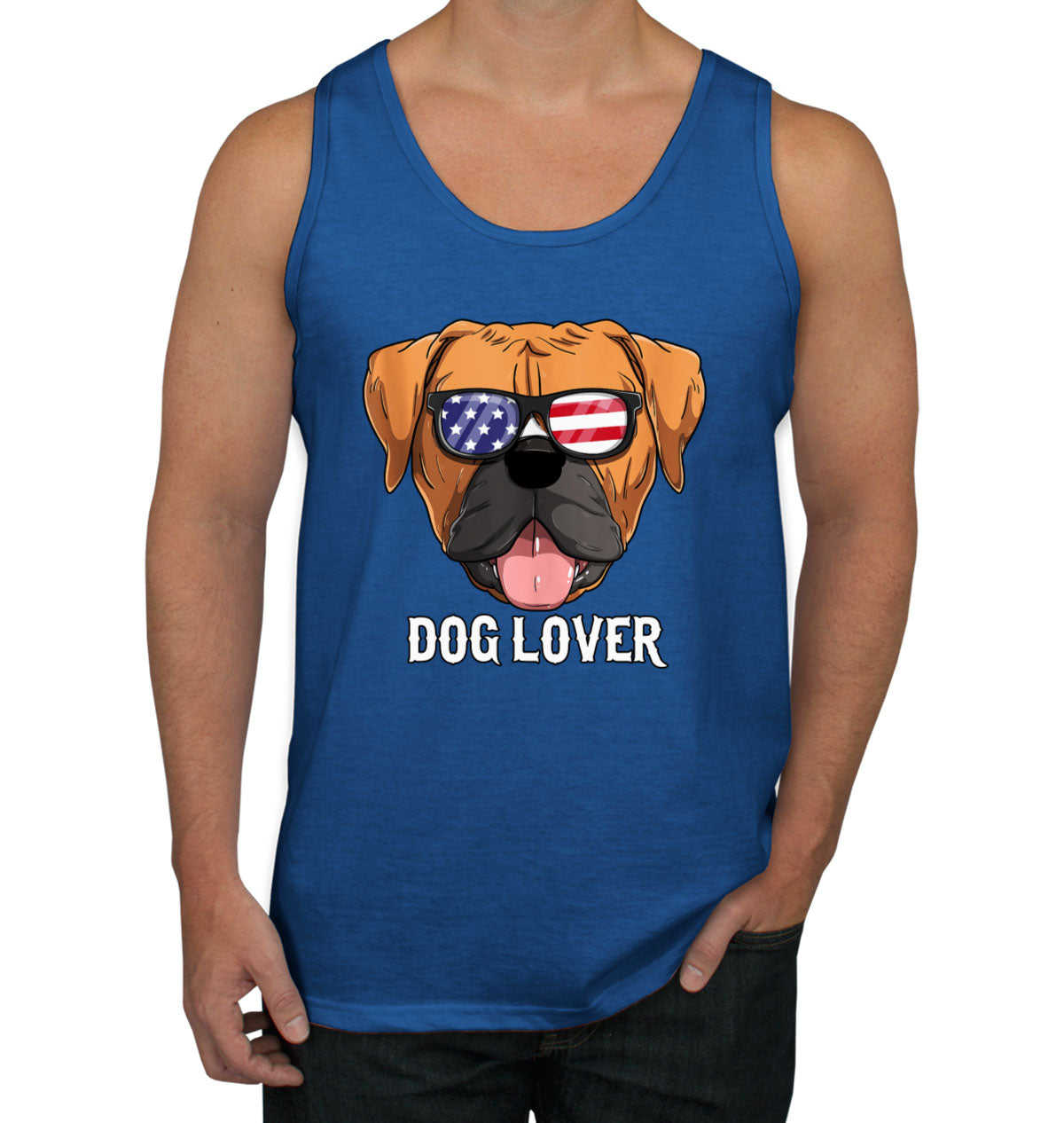 American Boxer Dog Lover Men's Tank Top