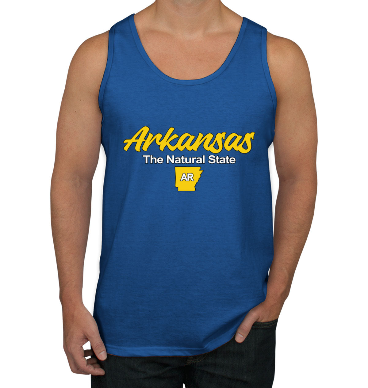 Arkansas The Natural State Men's Tank Top