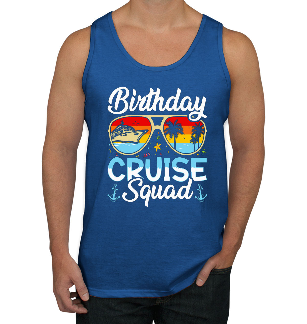 Birthday Cruise Squad Men's Tank Top