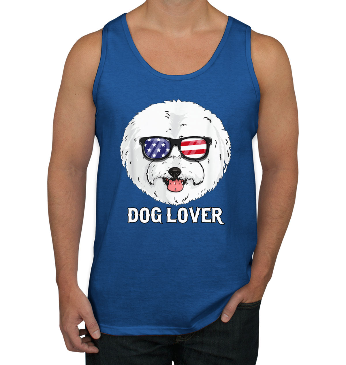 Bichon Frise Dog Lover Men's Tank Top