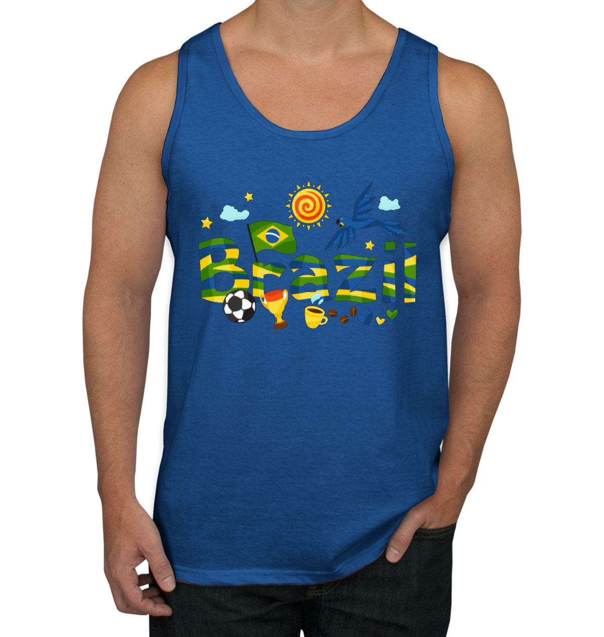 Brazil Objects Men's Tank Top