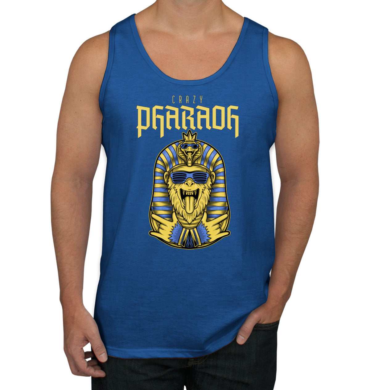 Crazy Pharaoh Men's Tank Top