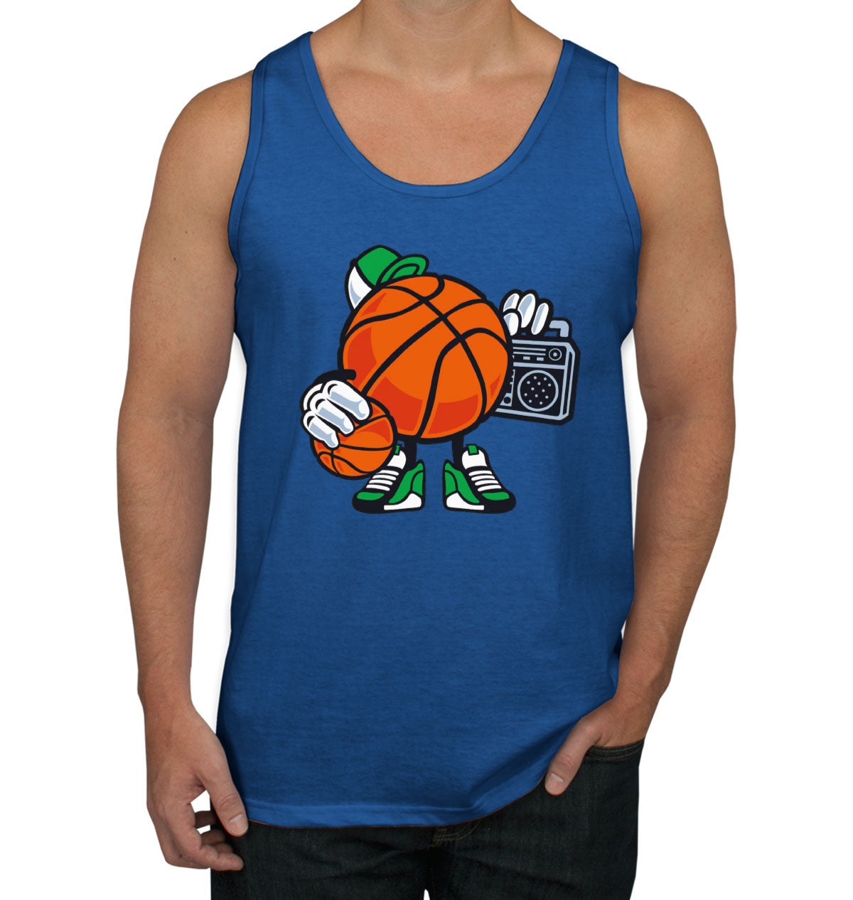 Cute Basketball Men's Tank Top