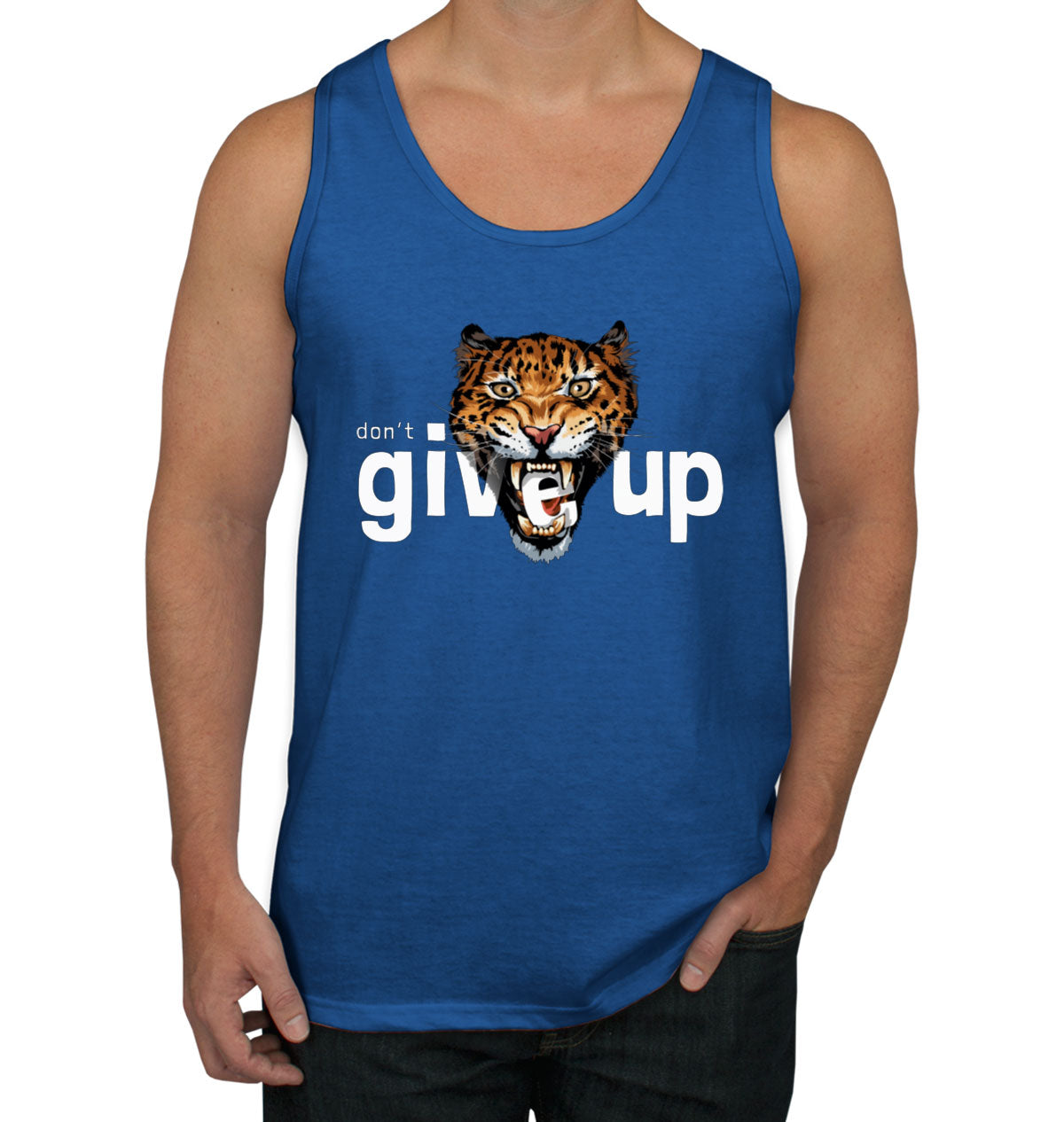 Don't Give Up Men's Tank Top