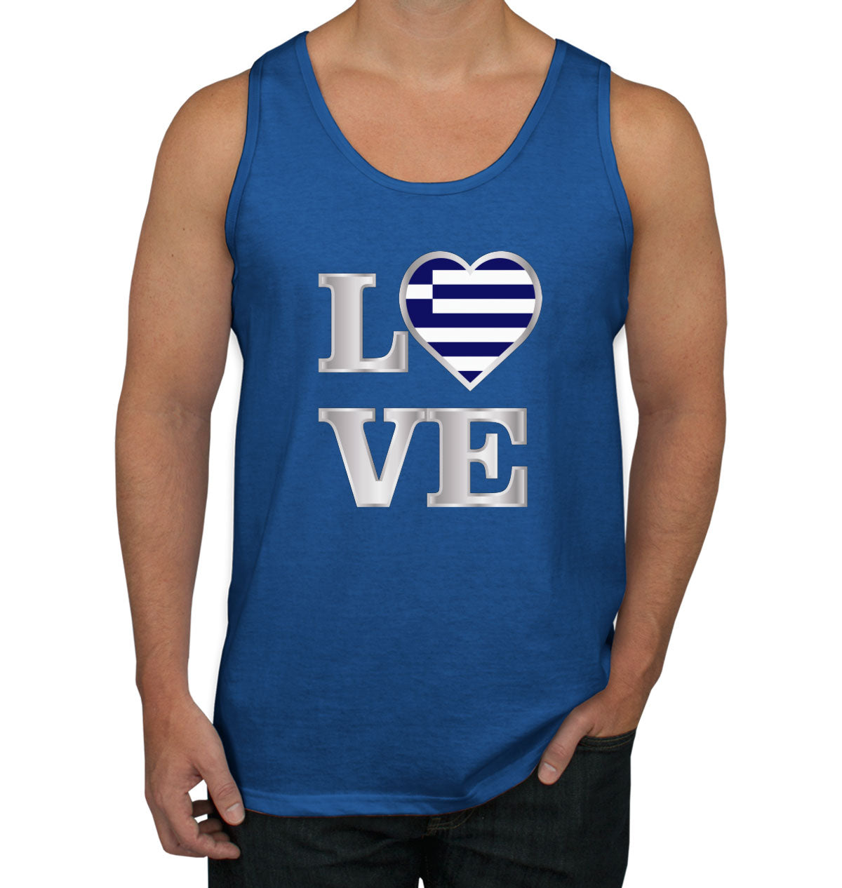 Greece Love Men's Tank Top