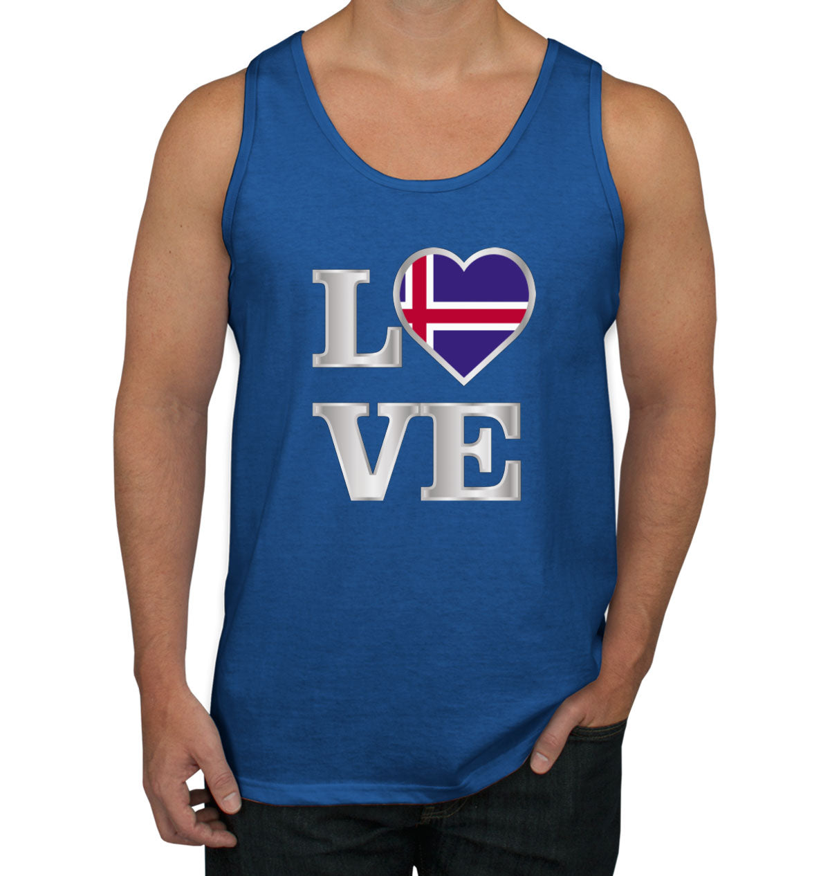 Iceland Love Men's Tank Top