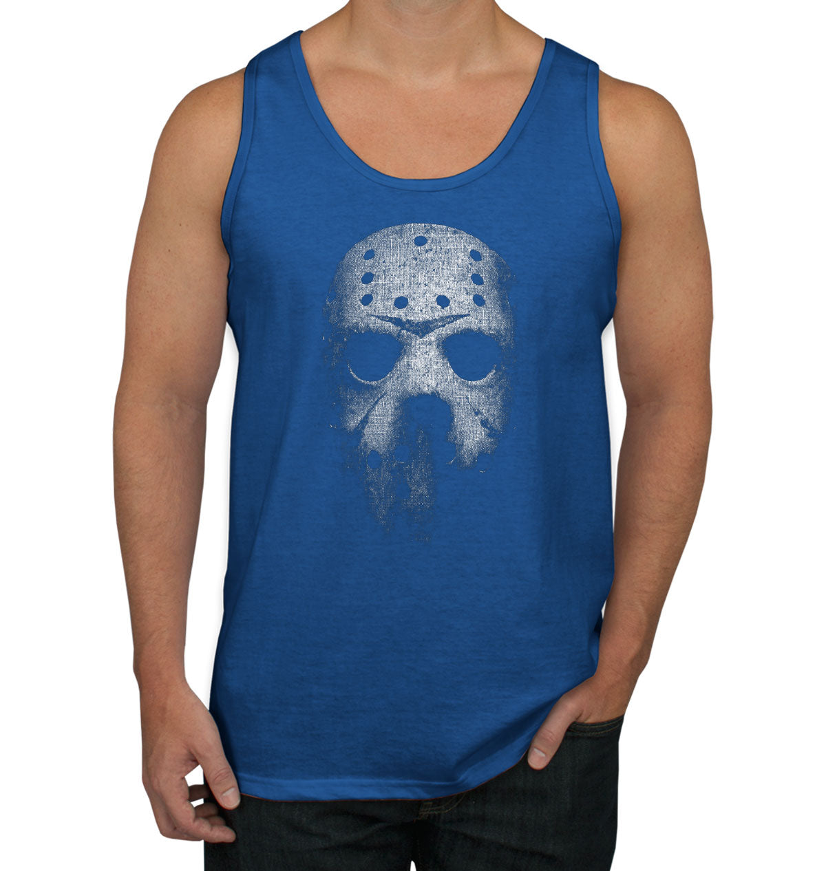 Jason Face Halloween Men's Tank Top