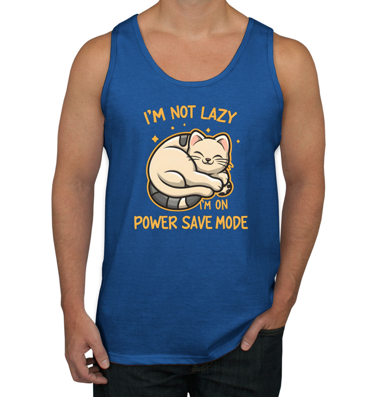 I'm Not Lazy I'm On Power Save Mode Men's Tank Top