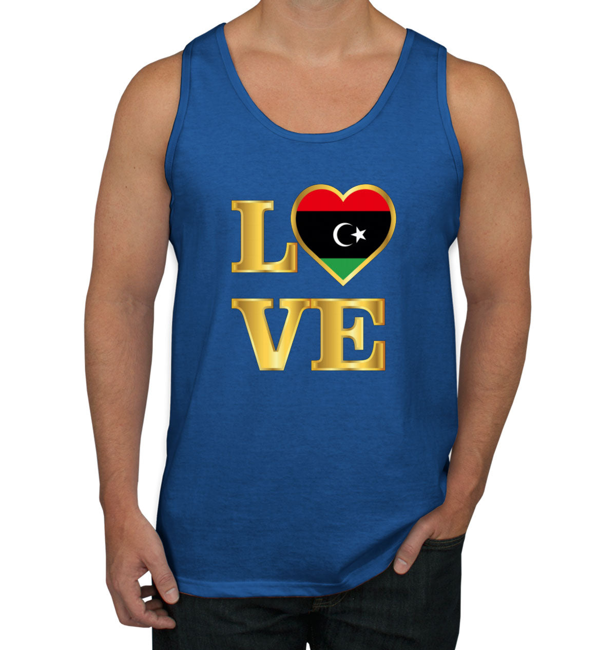 Libya Love Men's Tank Top