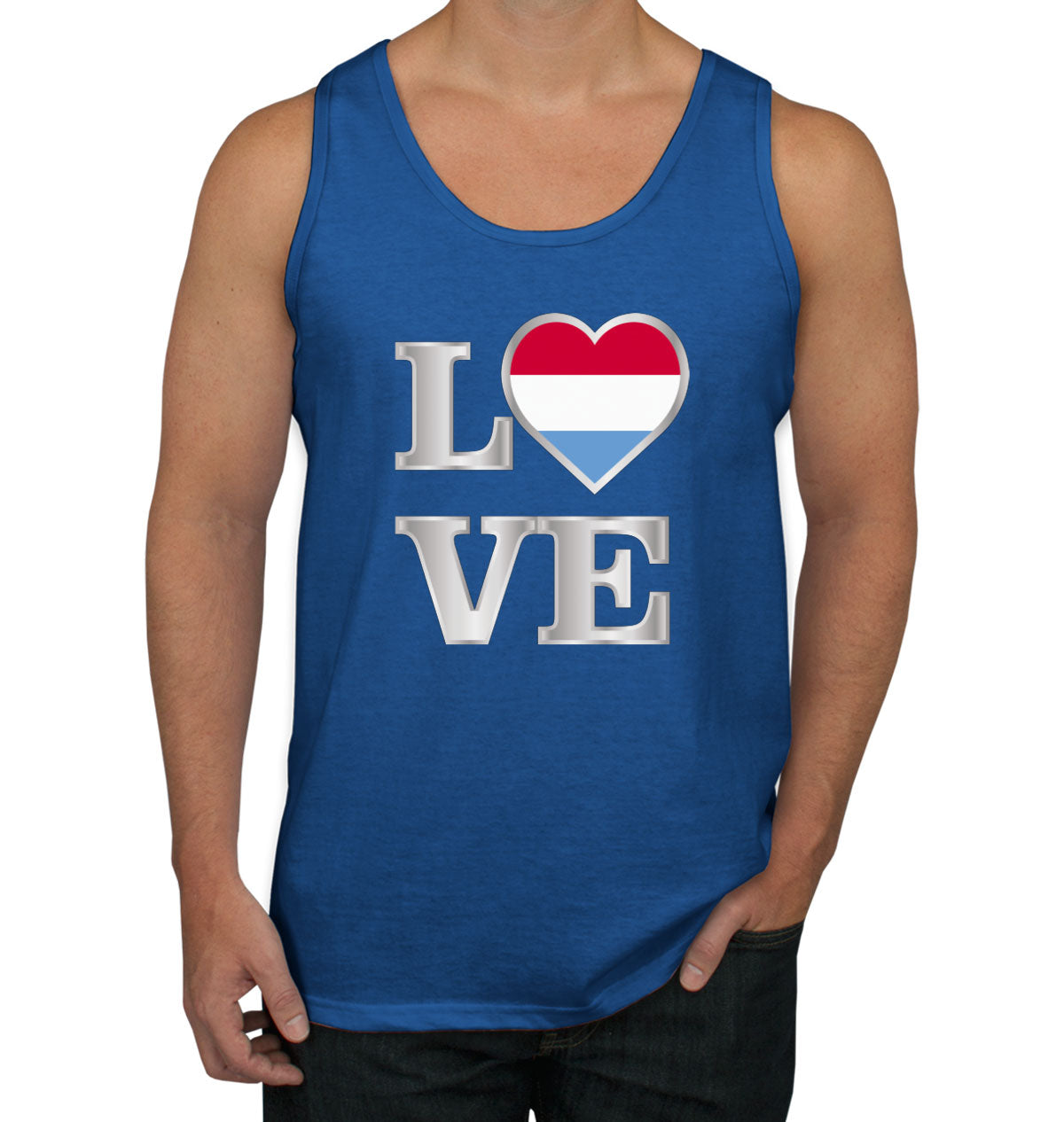 Luxembourg Love Men's Tank Top