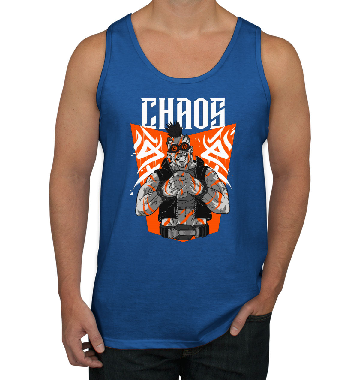 Steampunk Chaos Anime Men's Tank Top