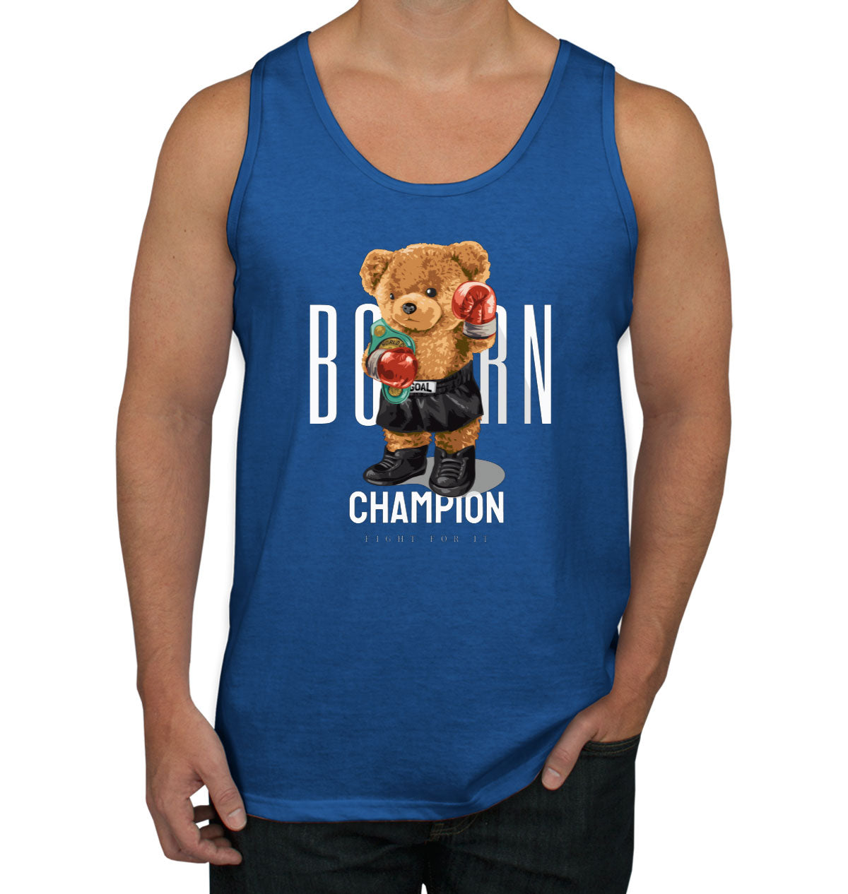 Teddy Bear Champion Boxer Men's Tank Top