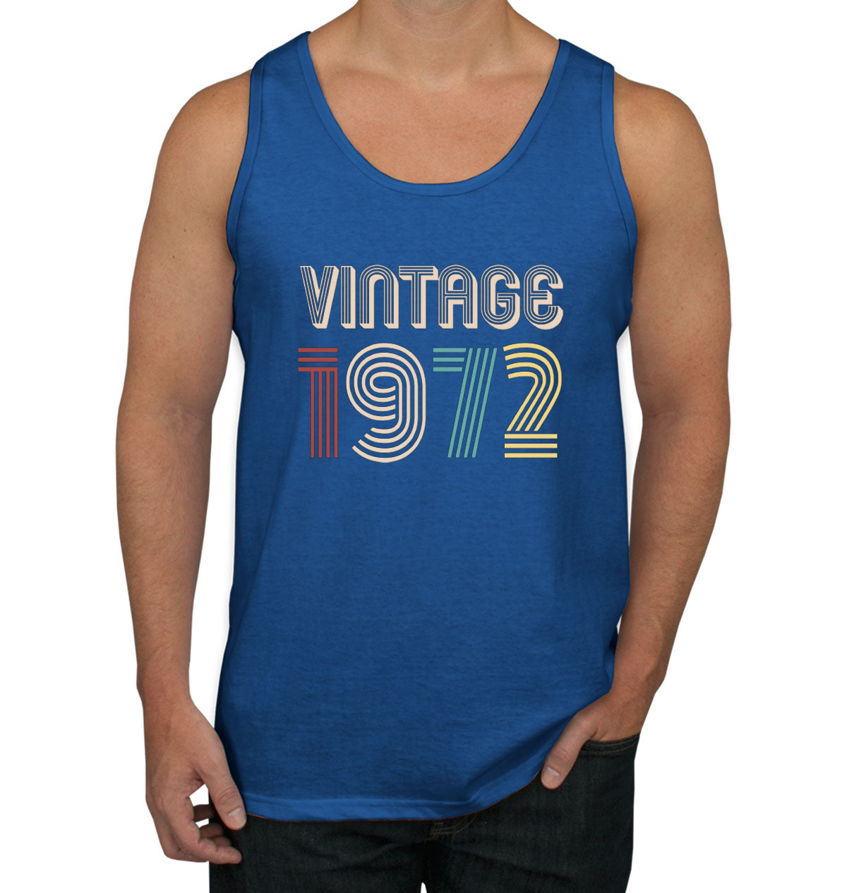 Vintage [Custom Year] Retro Birthday Men's Tank Top