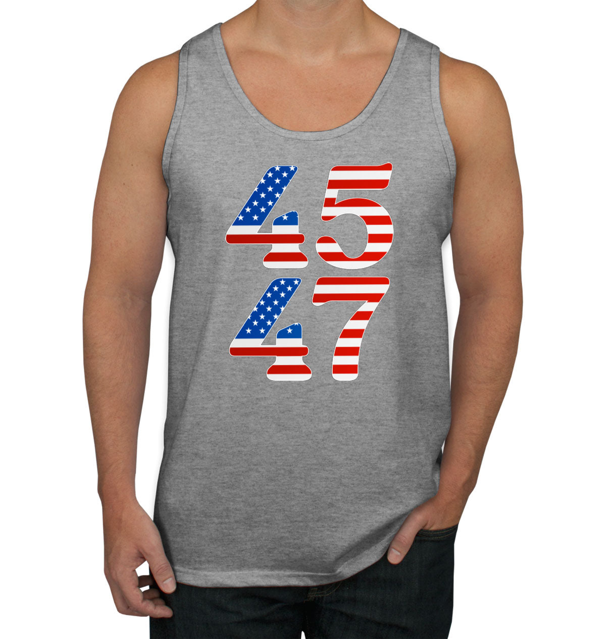 Trump 45 47 2024 Presidential Election Men's Tank Top