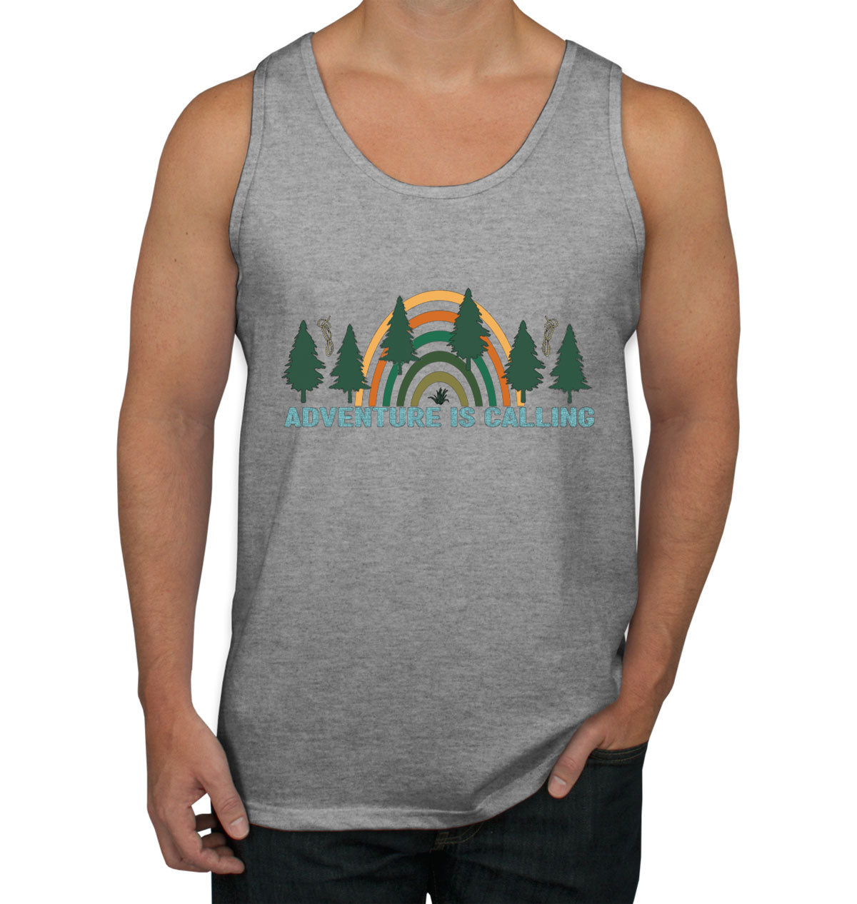 Adventure Is Calling Camp Men's Tank Top
