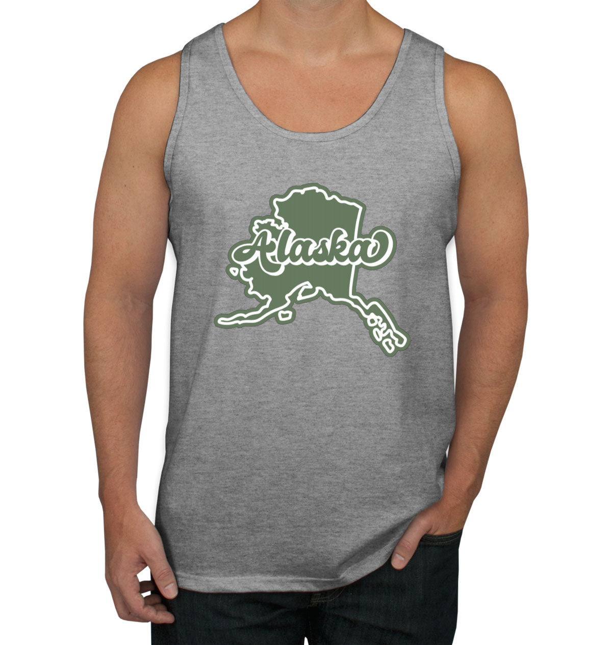 Alaska Map Men's Tank Top