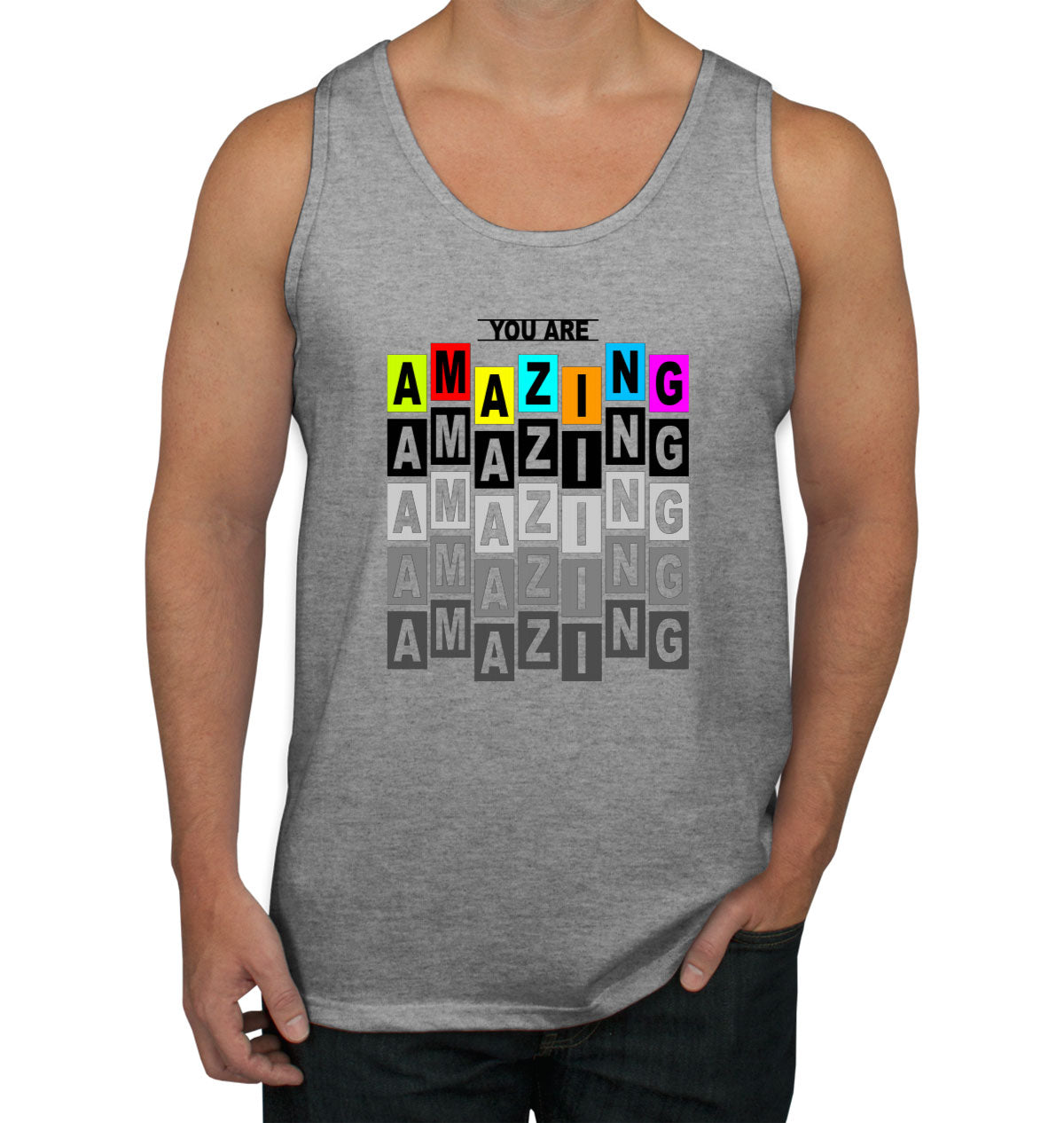 Amazing Typography Men's Tank Top