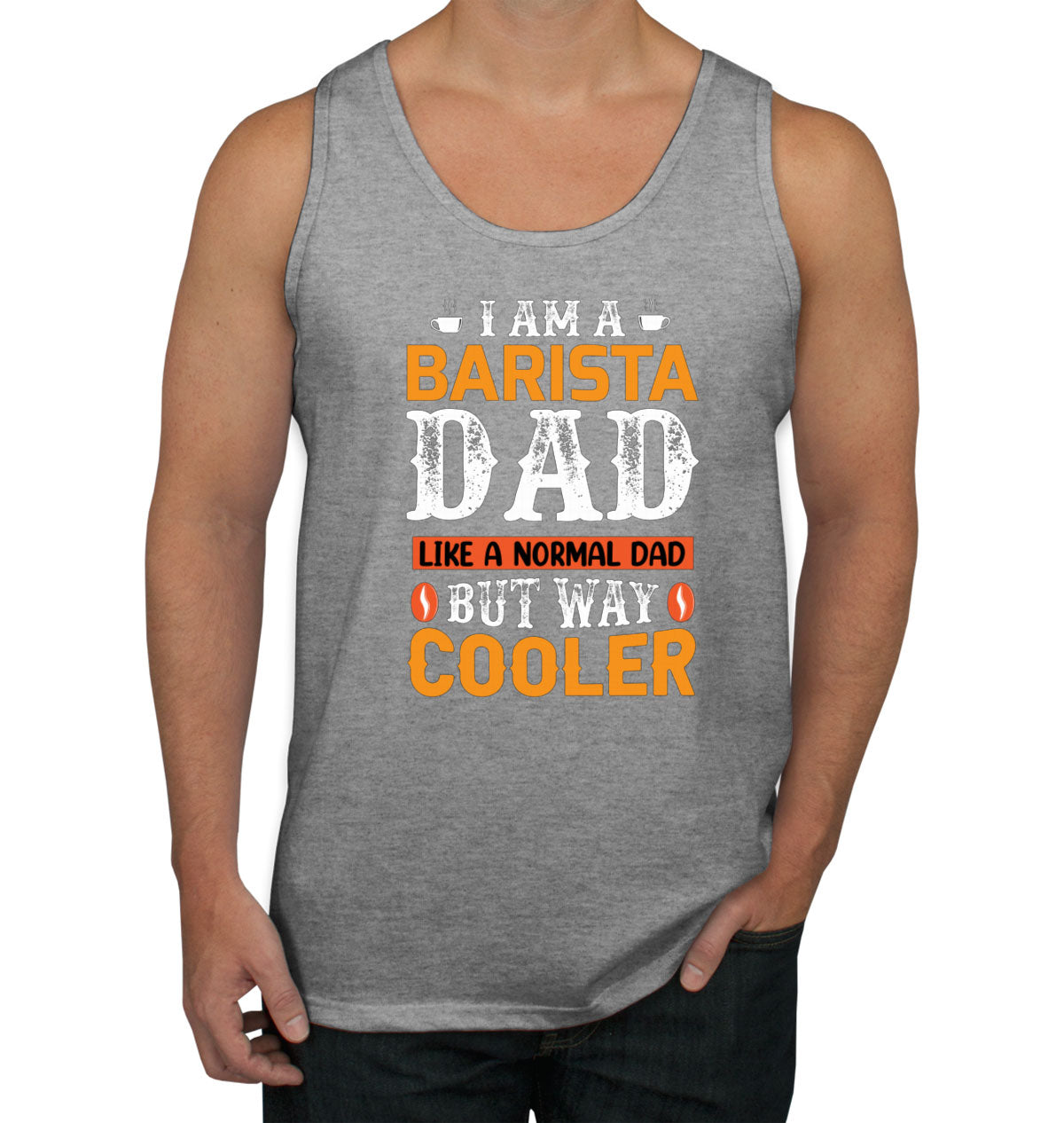 Barista Dad Father's Day Men's Tank Top