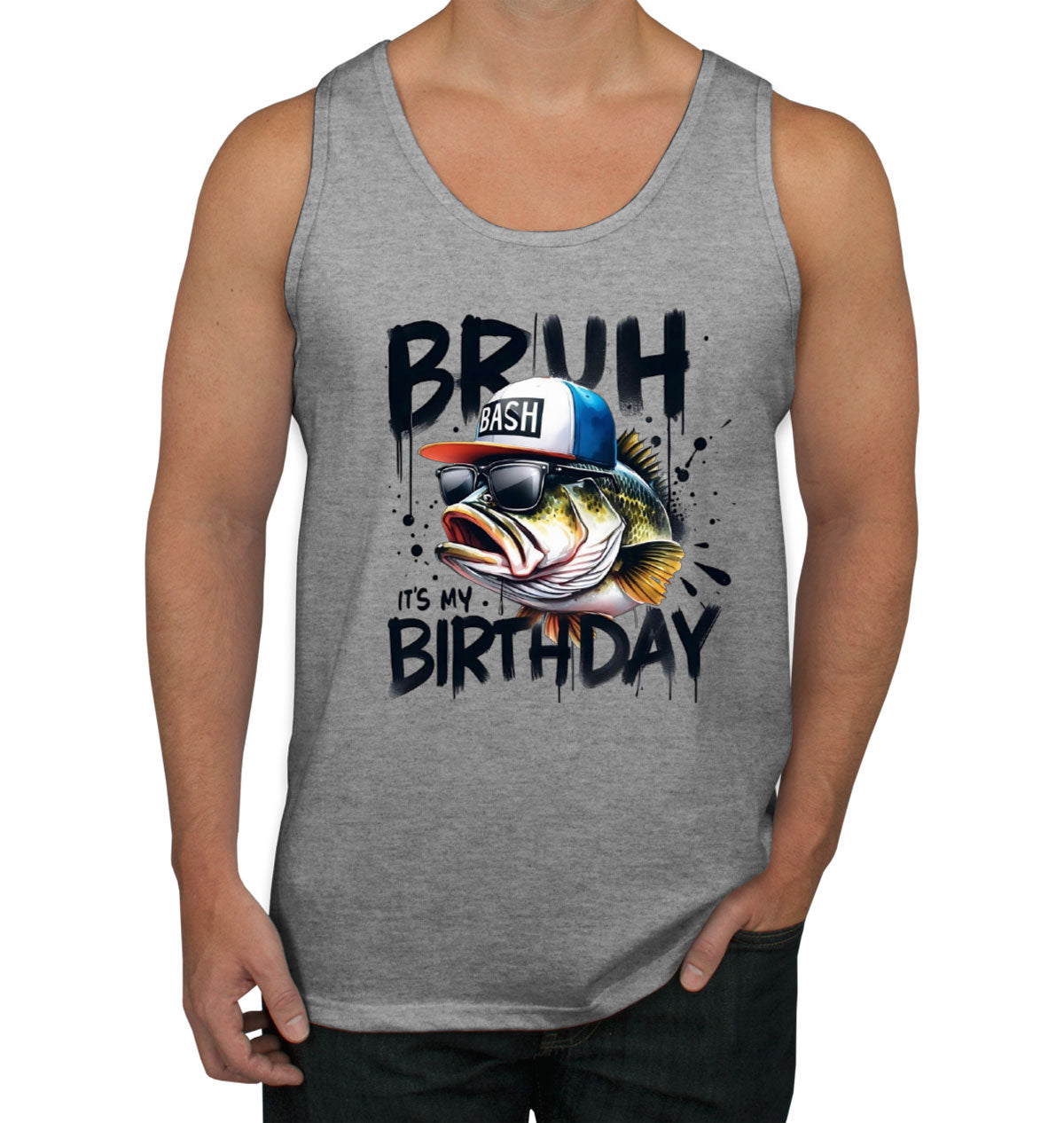 Birthday Bass It's My Birthday Men's Tank Top