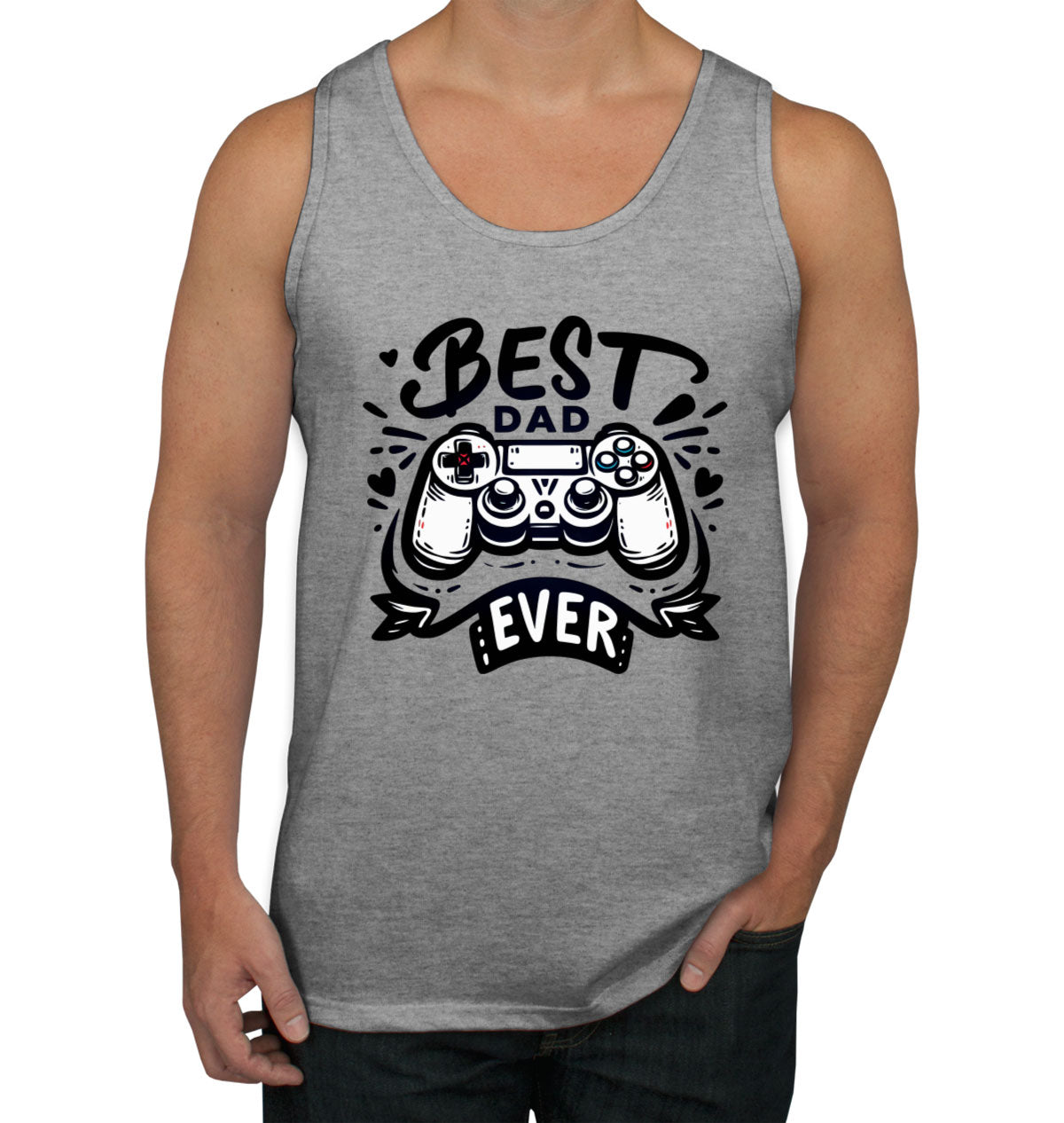 Best Dad Ever Gaming Gamer Father's Day Men's Tank Top