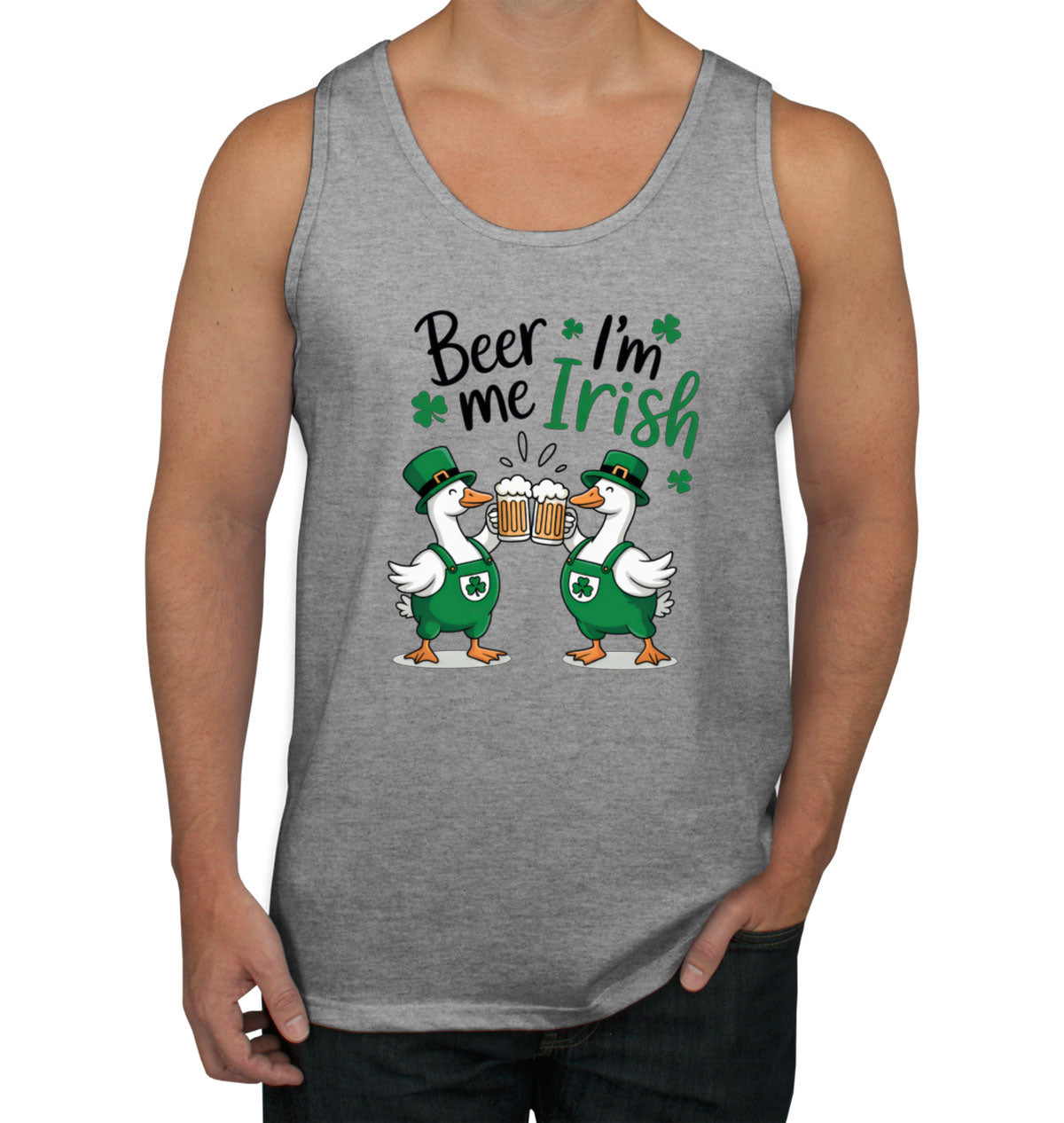 Beer Me I'm Irish St. Patrick's Day Men's Tank Top